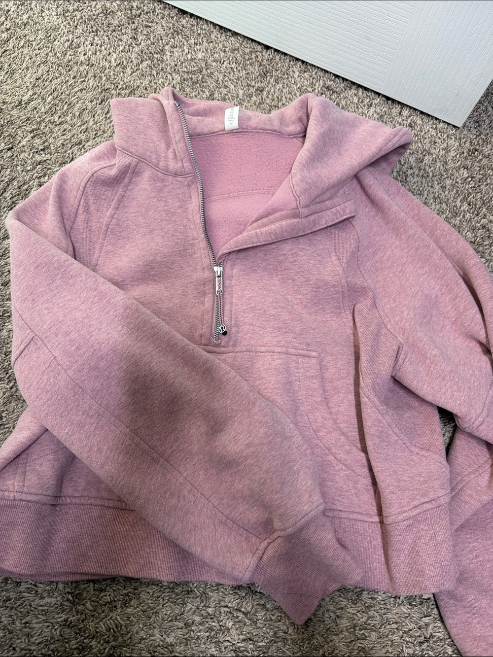 Lululemon half zip scuba hoodie